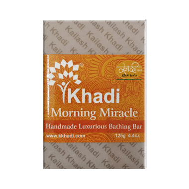 Khadi India Morning Miracle Handmade Luxurious Bathing Bar