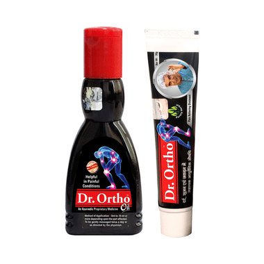 Dr Ortho Combo Of Pain Relief Oil 60ml & Pain Relief Ointment 30gm