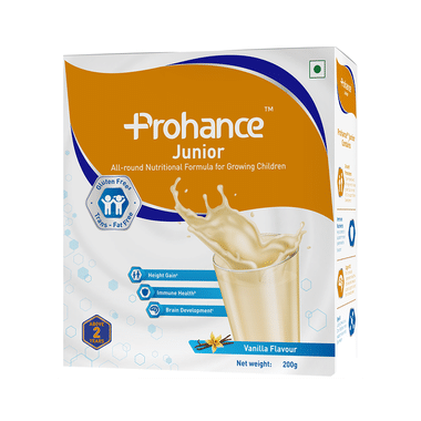 Prohance Junior Formula For Kids' Immunity, Growth & Brain Development | Flavour Refill Vanilla