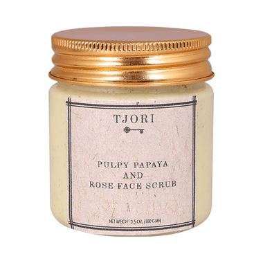 Tjori Pulpy Papaya And Rose Facial Scrub