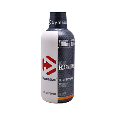 Dymatize L-Carnitine 1100mg For Fat Burning | Flavour Liquid Orange