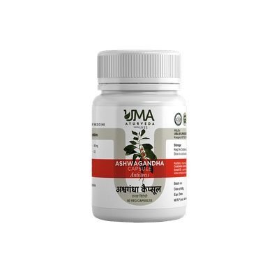 Uma Ayurveda Ashwagandha Veg Capsule