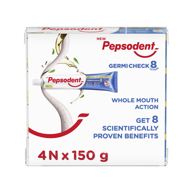 Pepsodent Germi Check 8 Actions Toothpaste (150gm Each)