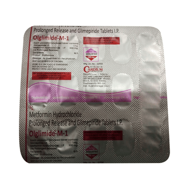 <span style='color:#626A7A'>Olglimide-M 1 Tablet PR</span>
