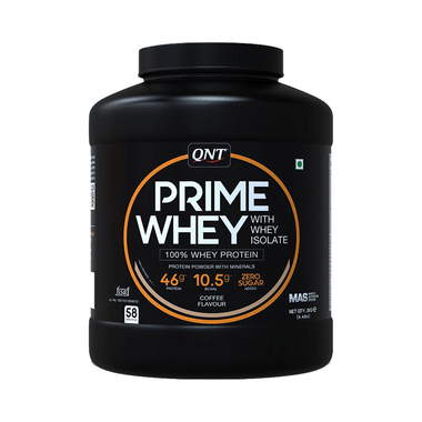 QNT Prime Whey Isolate Powder Coffee