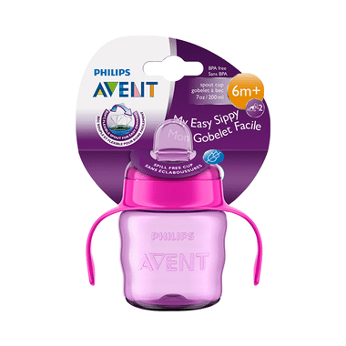 Philips Avent Classic Soft Spout Cup For 6m+ Pink And Purple