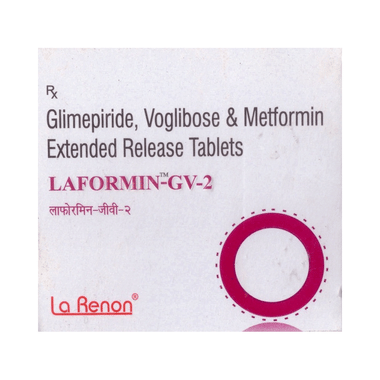 Laformin GV 2mg/500mg/0.2mg Tablet ER