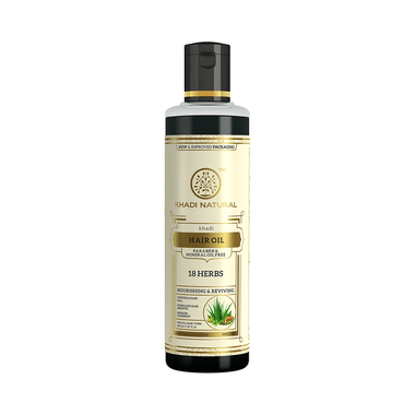 Khadi Naturals Ayurvedic 18 Herbs Hair Oil Paraben /Mineral Oil Free