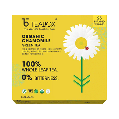 Teabox Organic Chamomile Green Tea Bag (2gm Each)