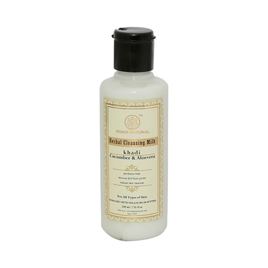 Khadi Naturals Ayurvedic Cucumber & Aloevera Cleansing Milk