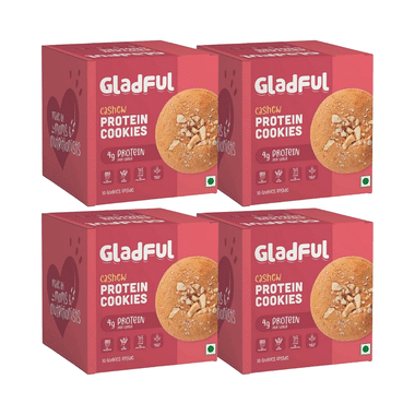 Gladful Protein Cookies (10 Each) Cashew