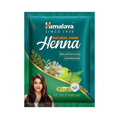 Himalaya Personal Care Natural Shine Henna Powder | Helps Manage Premature Greying Of Hair