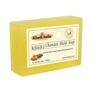 Khadi Leafveda Chandan Haldi Soap