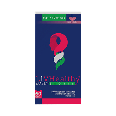 Livhealthy Biotin 5000mcg Tablet