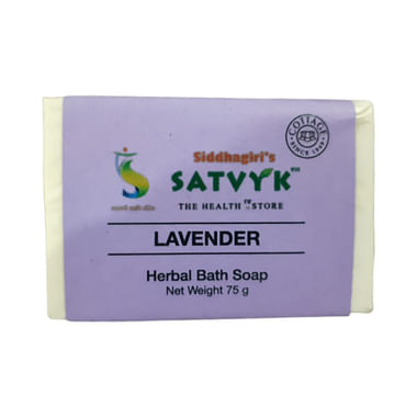 Satvyk Herbal Bath Soap Lavender