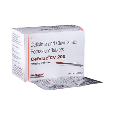 Cefolac CV 200 Tablet