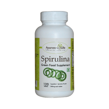 Ayurvedic Life Spirulina 500mg Tablet