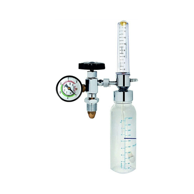 PHS Oxygen Fine Adjustment Valve With Rotameter & Humidifier Bottle