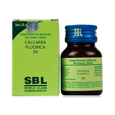 SBL Calcarea Fluorica Biochemic Tablet 3X