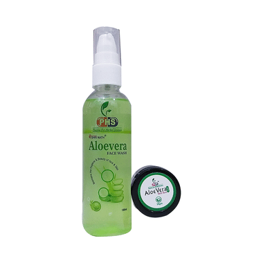 Shri Nath Face Wash With Aloe Vera Gel 10gm Free Aloevera