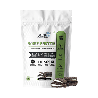 XLR8 Sports Nutrition Whey Protein Instantised Whey Protein Concentrate Cookies & Cream