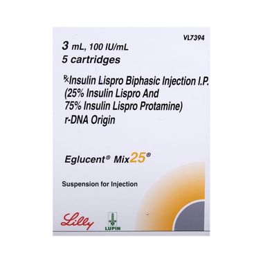 Eglucent Mix 25 100IU/ml Suspension for Injection