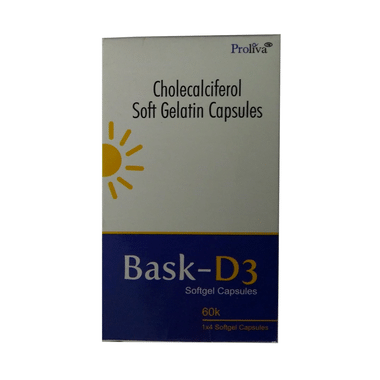 Bask-D3 Soft Gelatin Capsule