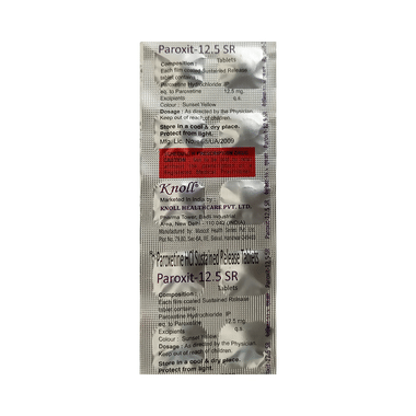 Paroxit 12.5 SR Tablet