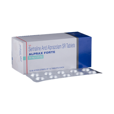 Alprax Forte 0.5 mg/50 mg Tablet
