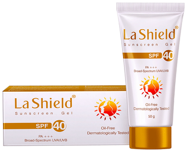 La Shield SPF 40 Sunscreen | Broad Spectrum UVA/UVB Protection Gel