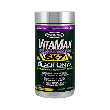 Muscletech SX-7 Black Onyx Series Vitamax Sport For Women