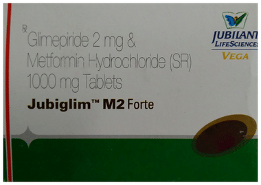 Jubiglim M 2 Forte Tablet PR Jubiglim M 2 Forte Tablet PR