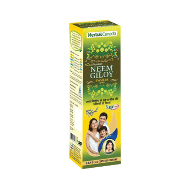 Herbal Canada Herbal Premium Neem Giloy Swaras Sugar Free