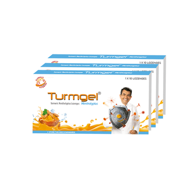 Turmgel Turmeric Lozenges (10 Each) Mentholyptus