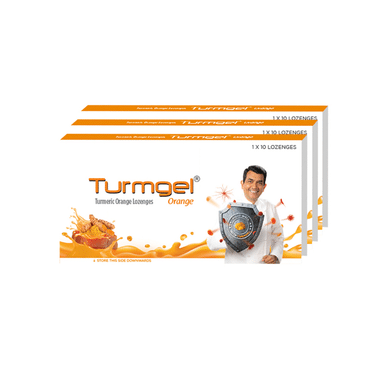 Turmgel Turmeric Lozenges (10 Each) Orange