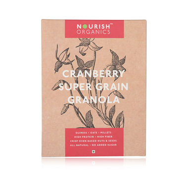 Nourish Organics Granola Cranberry Super Grain