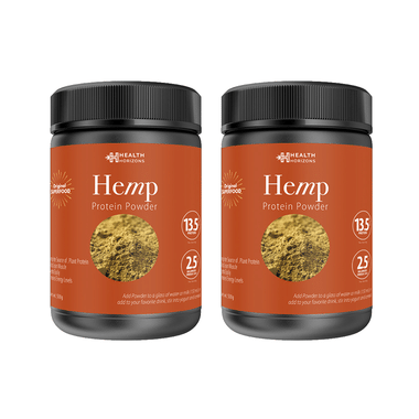 Health Horizons Hemp Protein Powder (500gm Each) For Lean Muscles