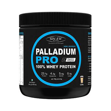 Sinew Nutrition Palladium Pro 100% Whey Protein With Digestive Enzymes Coffee