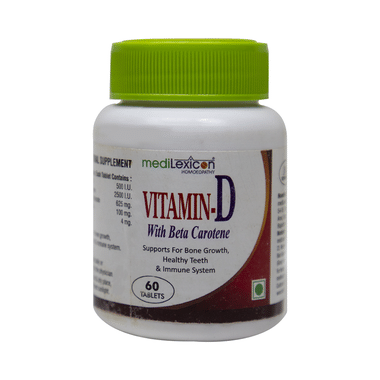 Medilexicon Vitamin-D With Beta Carotene Tablet