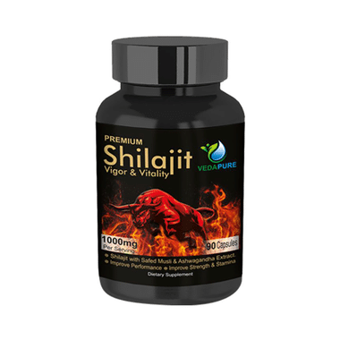 Vedapure Premium Shilajit 1000mg Capsule