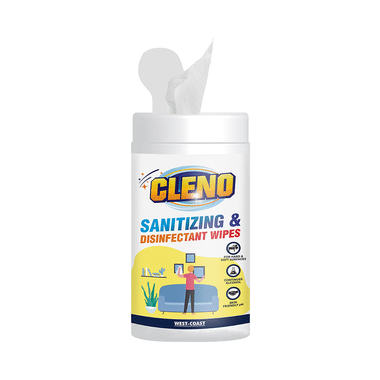 Cleno Sanitizing & Disinfectant Wipes (50 Each)