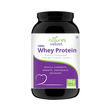 Nature's Velvet 100% Whey Protein Powder Unflavoured