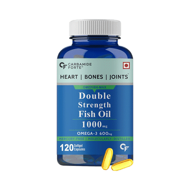 Carbamide Forte Omega 3 600mg Double Strength Softgel Capsule