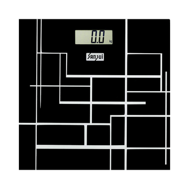 Sansui Electronics Personal Digital Weighing Scale (180 Kg) Black