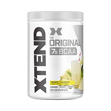 Scivation Xtend BCAA Powder With Electrolytes| For Muscle Growth & Recovery | Flavour Tropic Thunder