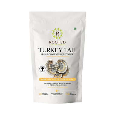 Rooted Active Naturals Turkey Tail Mushroom Extract Powder