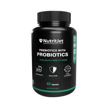 NutritJet Prebiotics With Probiotics Capsule