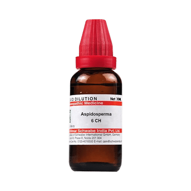 Dr Willmar Schwabe India Aspidosperma Dilution 6 CH