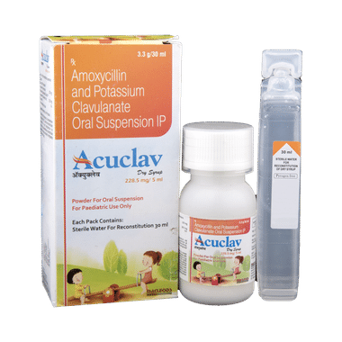 Acuclav 228.5mg Dry Syrup