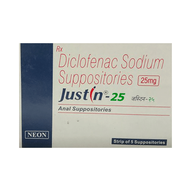 Justin 25mg Suppository